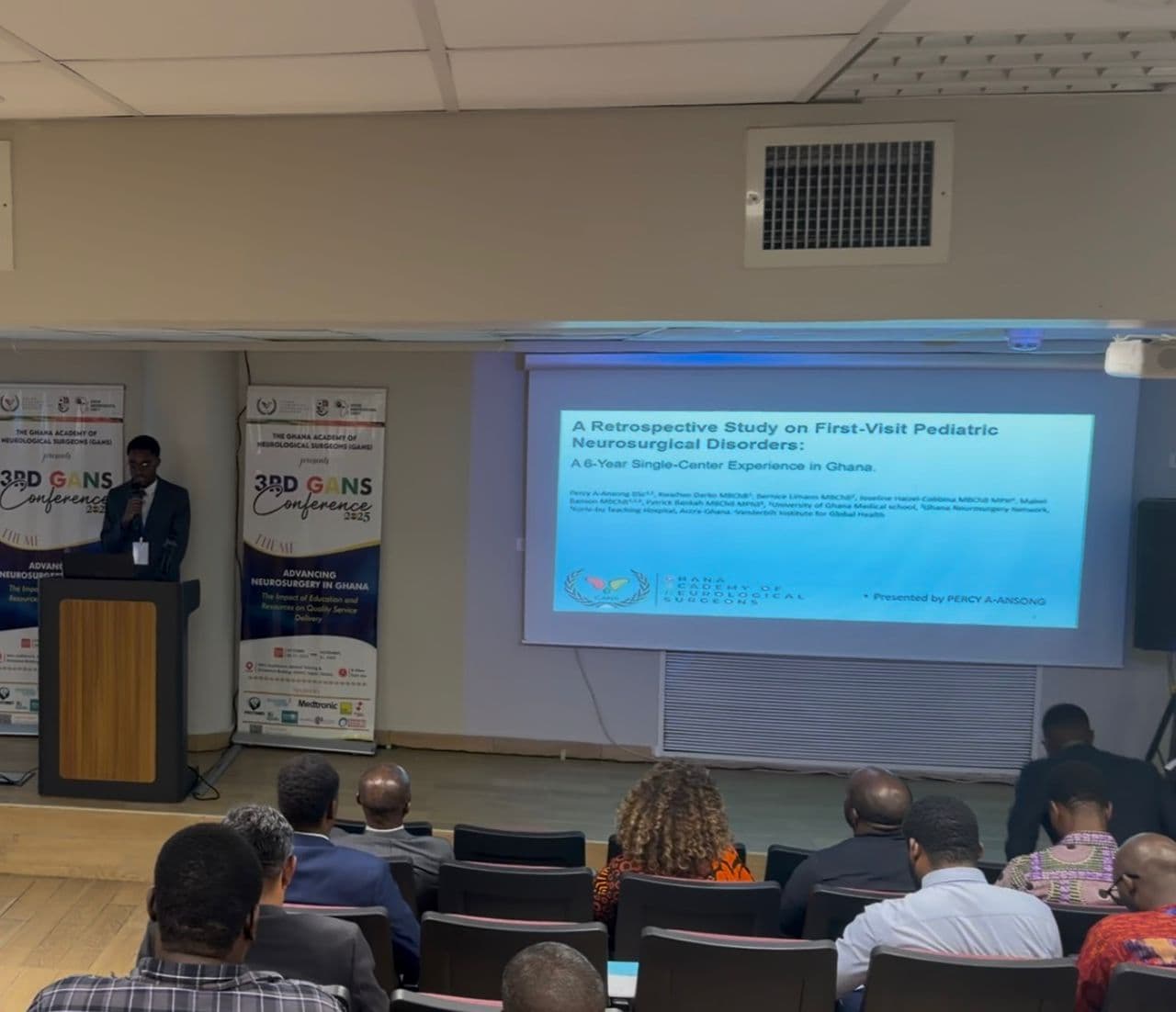 GNNet team members attending the 2025 GANS meeting in Accra