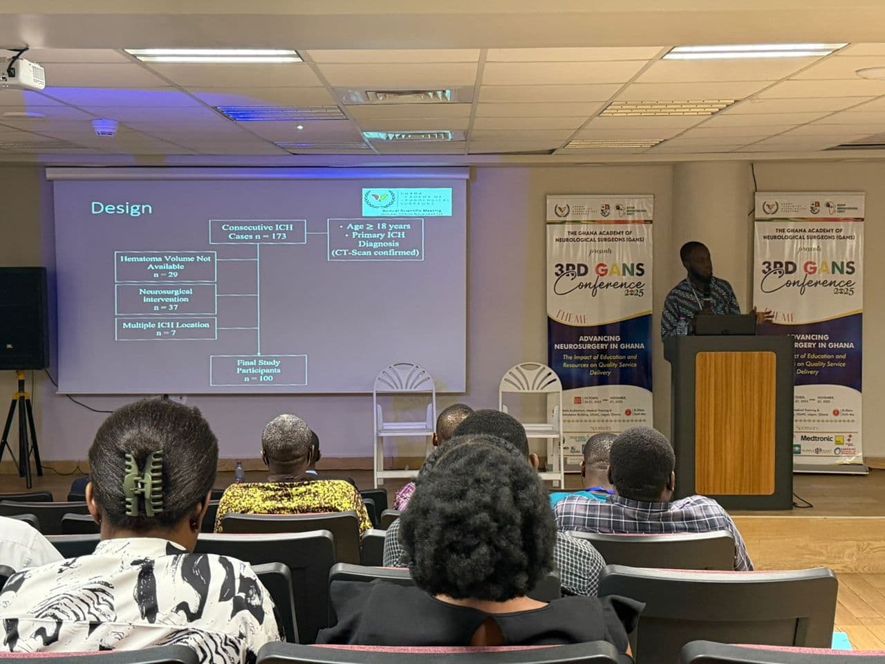 Conference moment from the 2025 GANS meeting in Accra