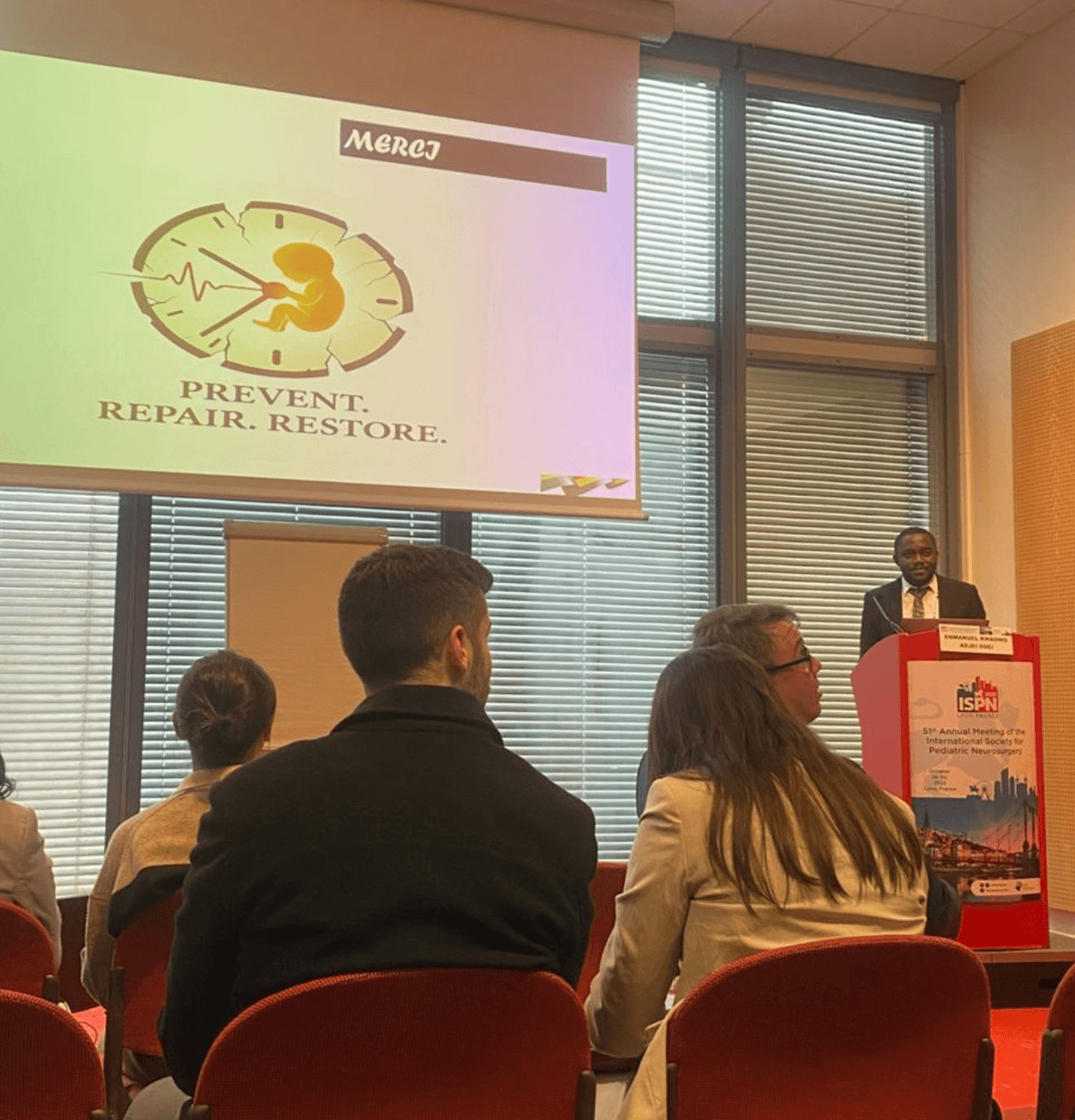Conference moment from the 2025 ISPN annual meeting in Lyon